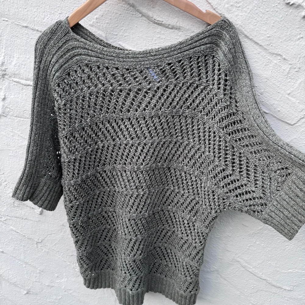 Chico's Sweater with Geometric Knit size:3